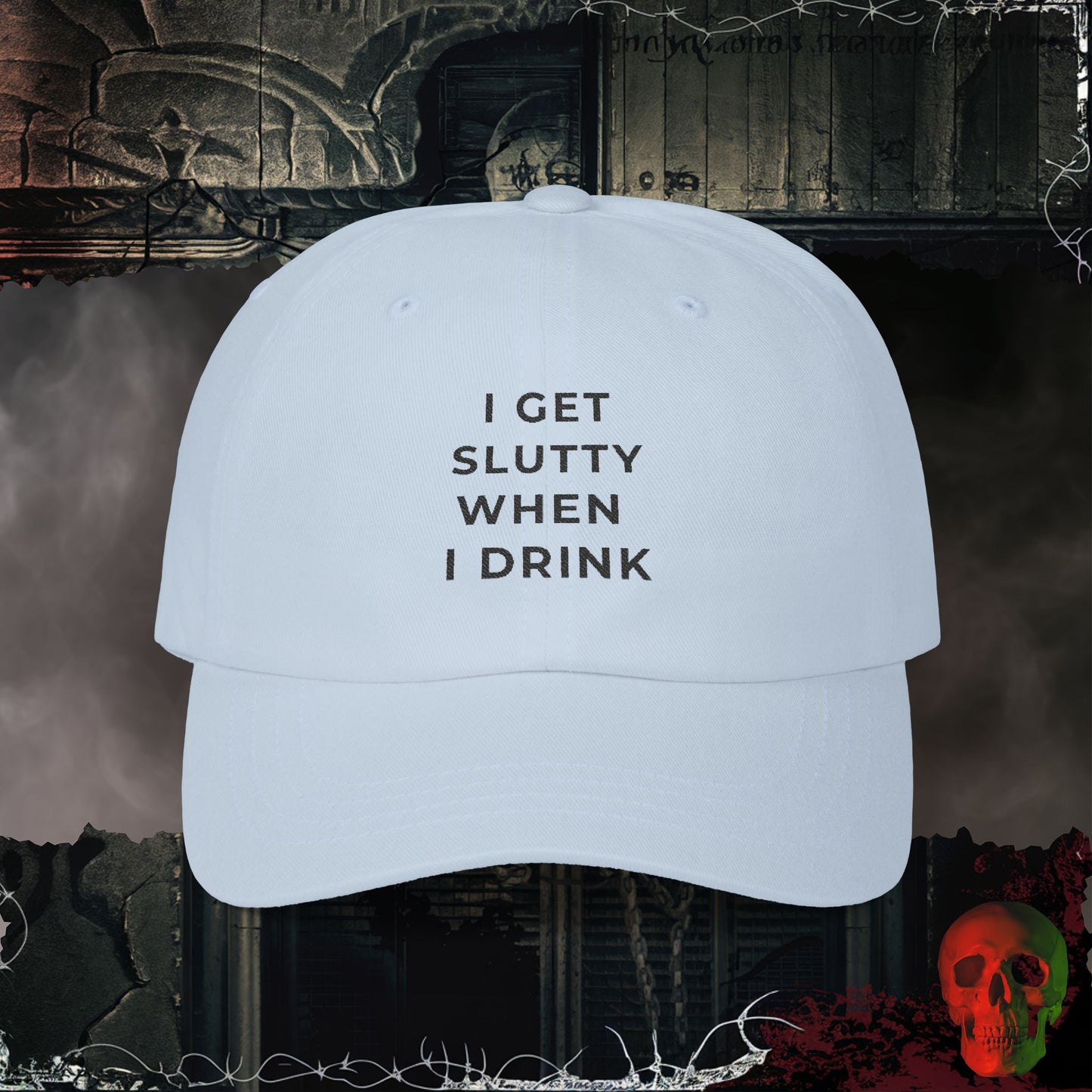 Getting Slutty Embroidered Hat