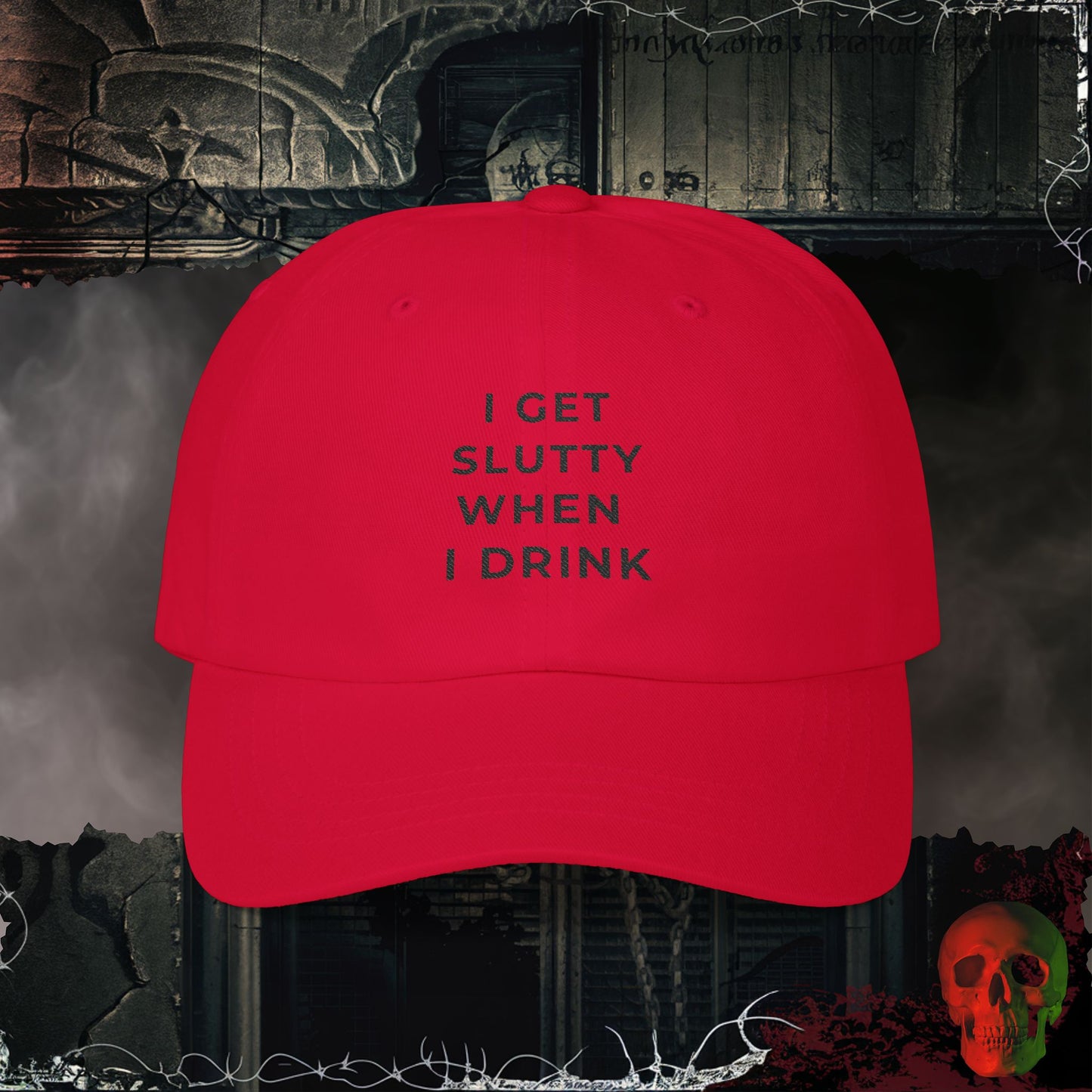 Getting Slutty Embroidered Hat