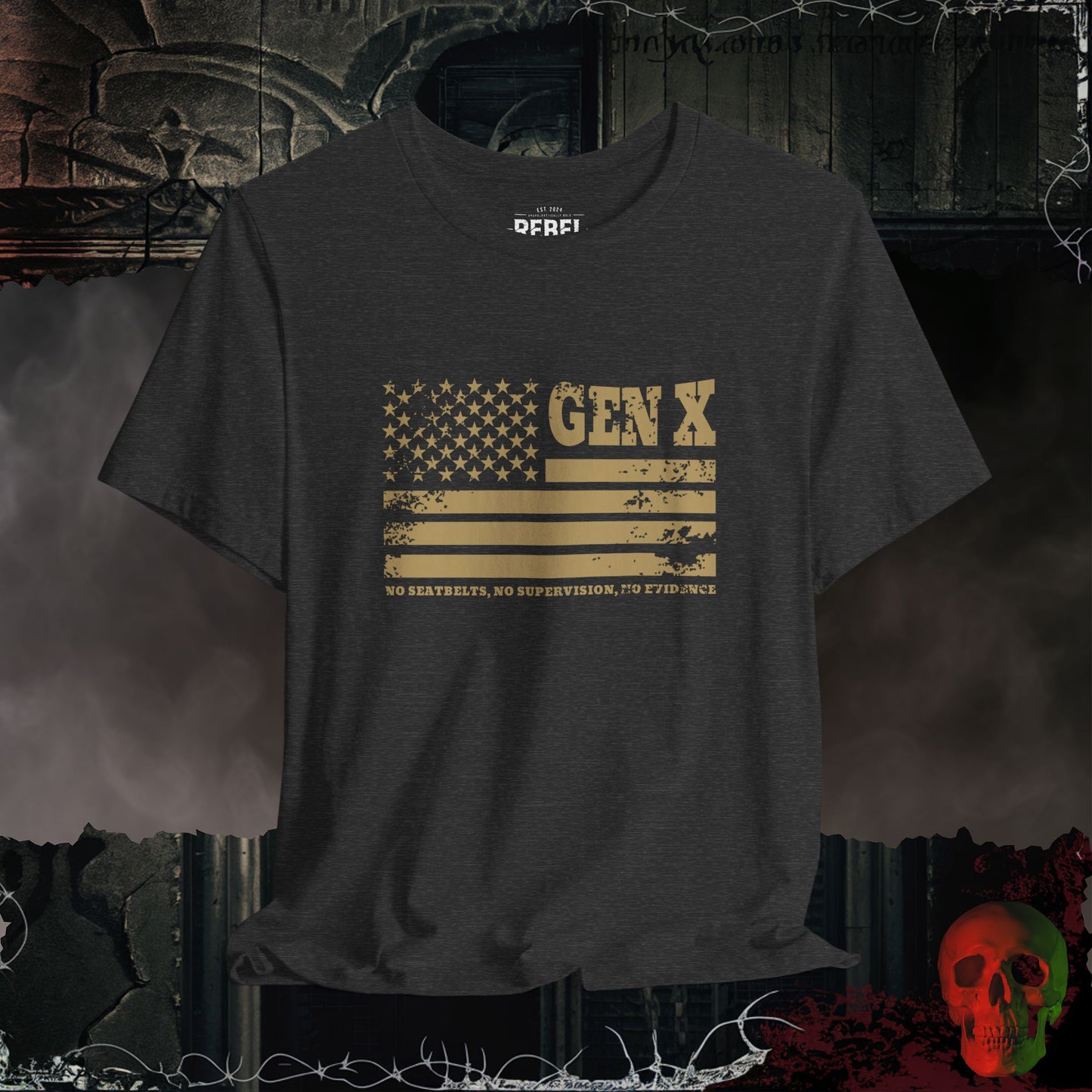 Gen X / No Evidence Tee