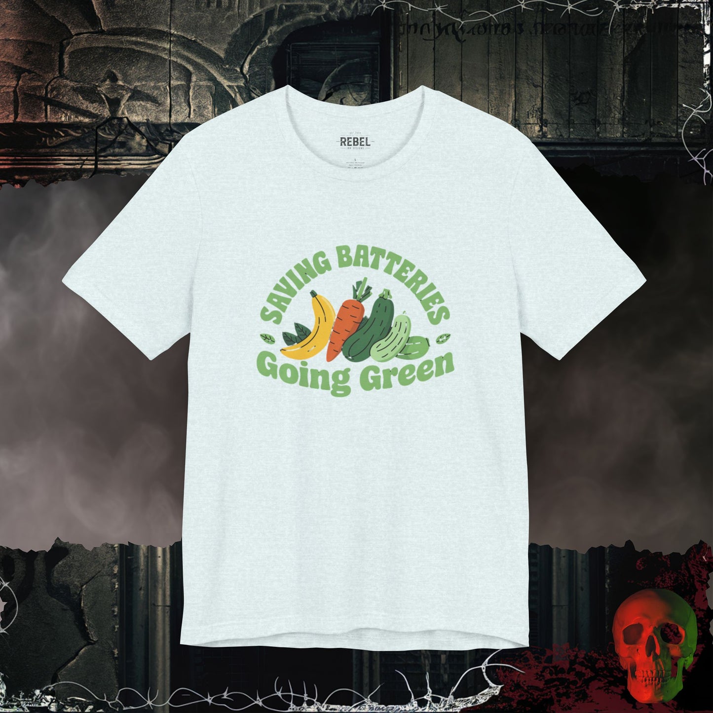 Saving Batteries Going Green T-Shirt