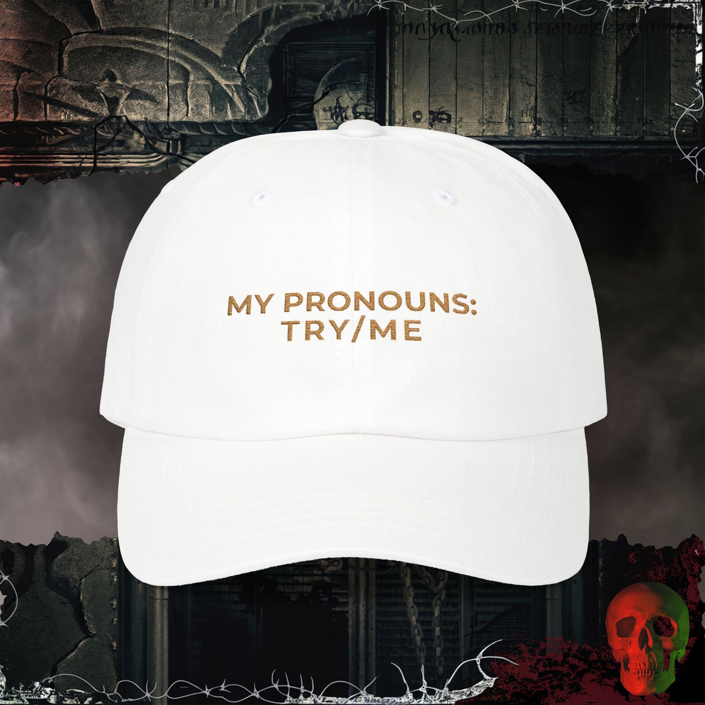 Pronouns Embroidered Hat