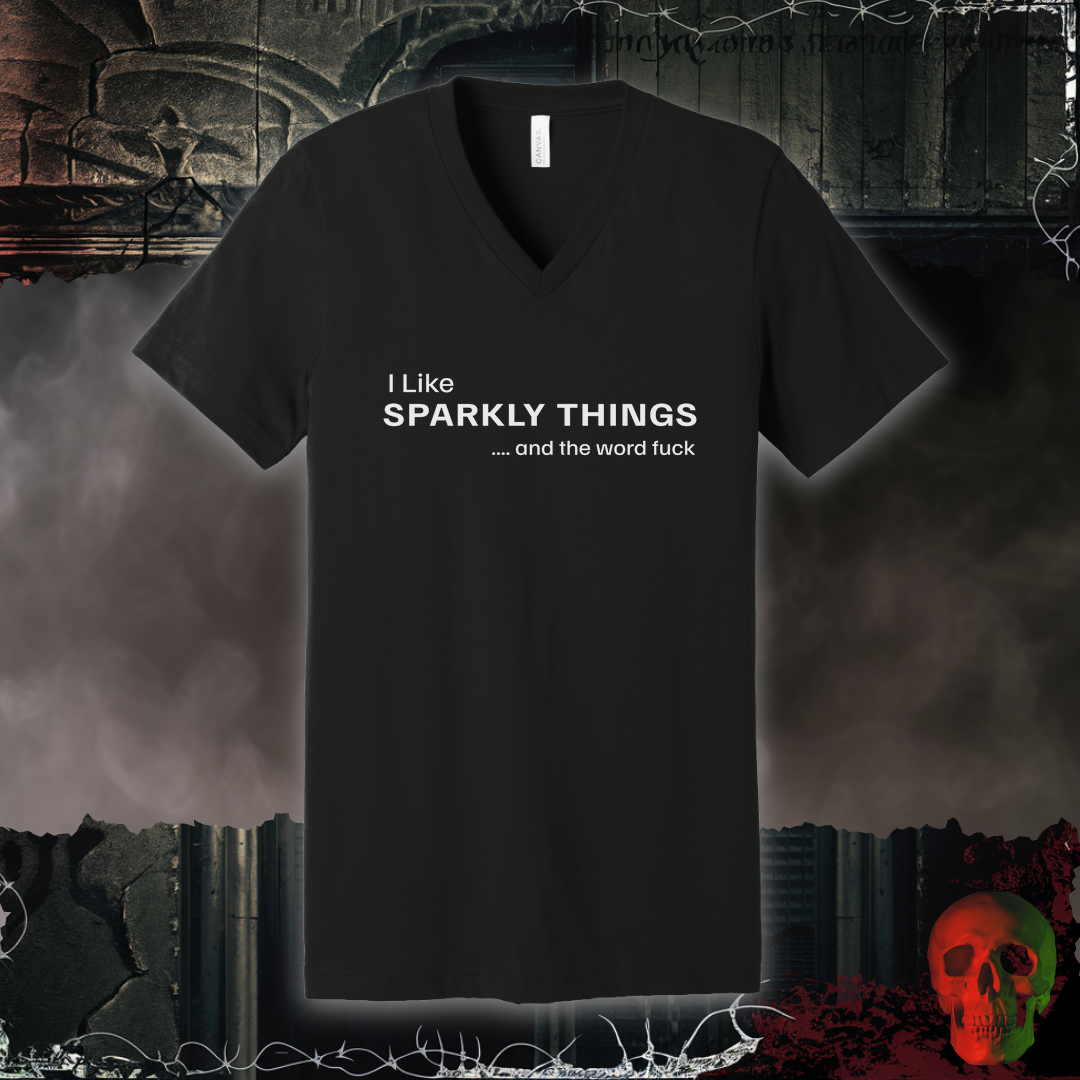 Sparkly Things V-Neck Tee