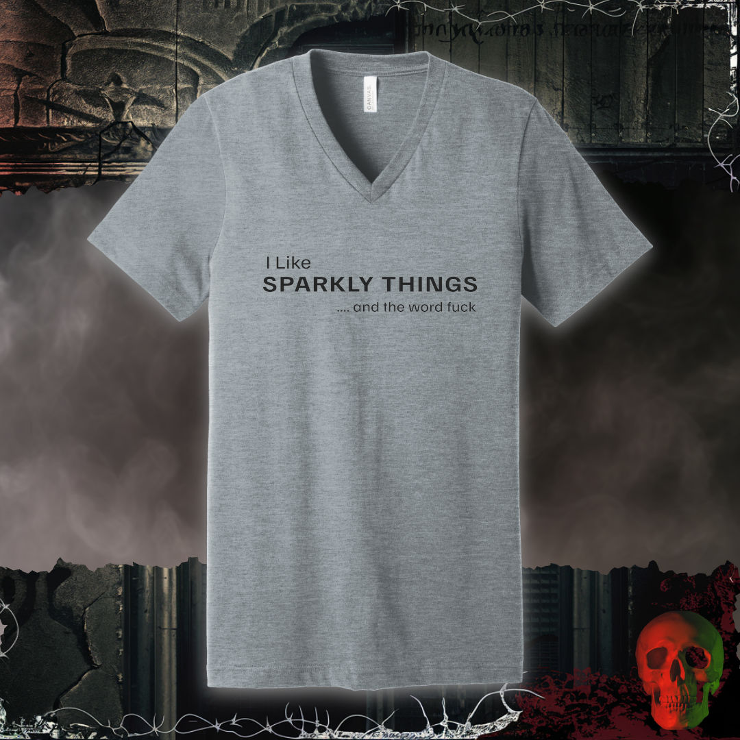 Sparkly Things V-Neck Tee