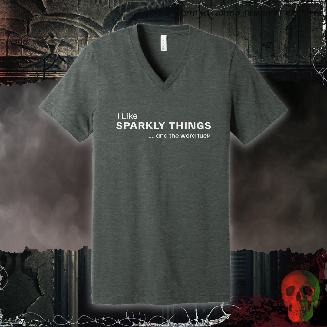 Sparkly Things V-Neck Tee