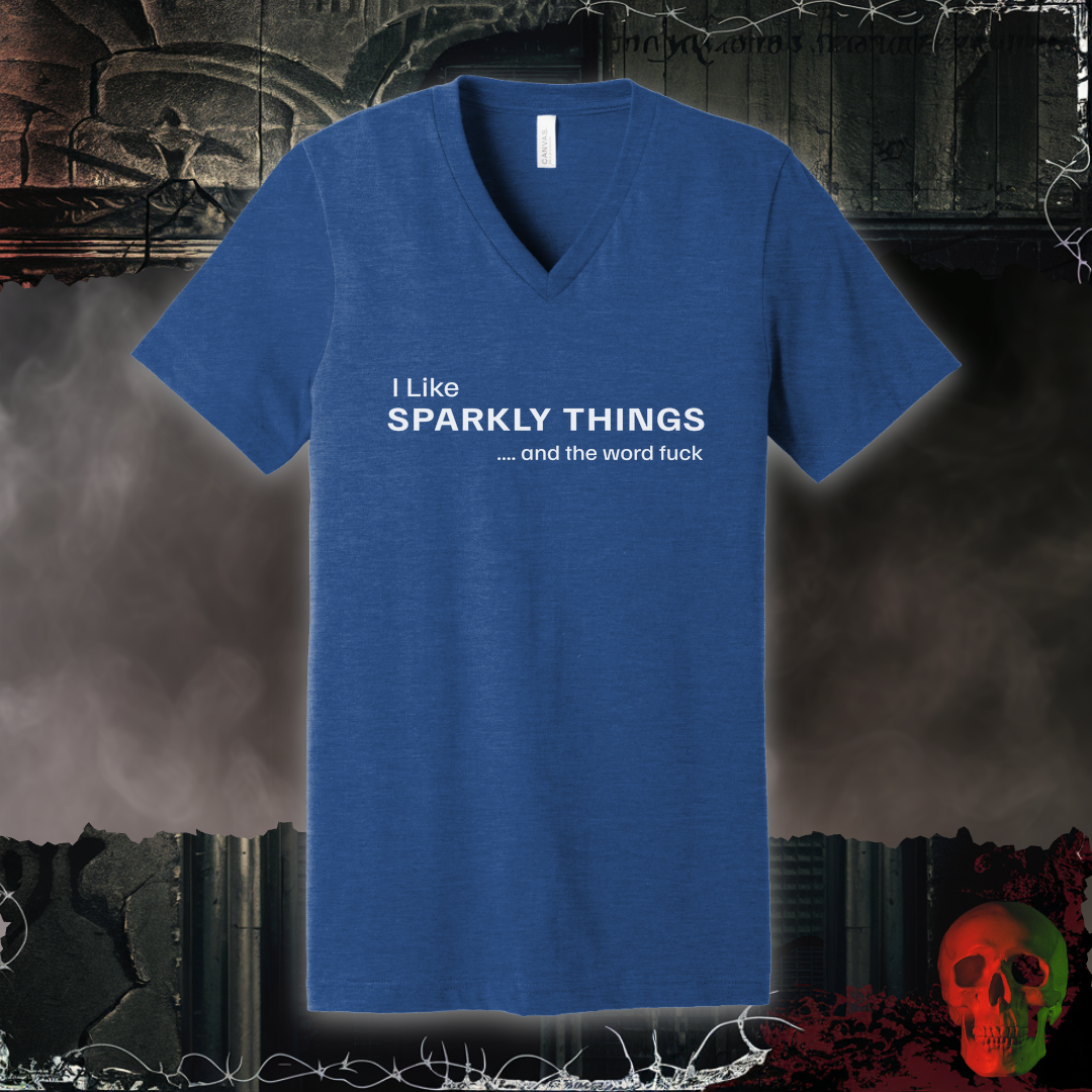 Sparkly Things V-Neck Tee