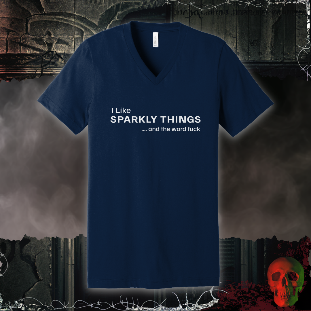 Sparkly Things V-Neck Tee