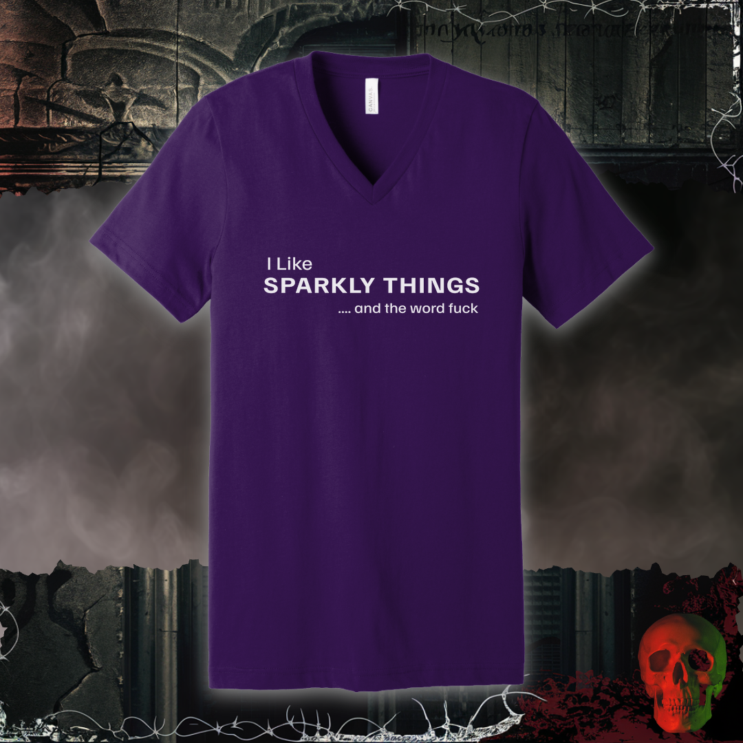 Sparkly Things V-Neck Tee