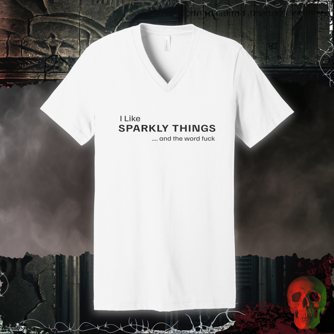 Sparkly Things V-Neck Tee