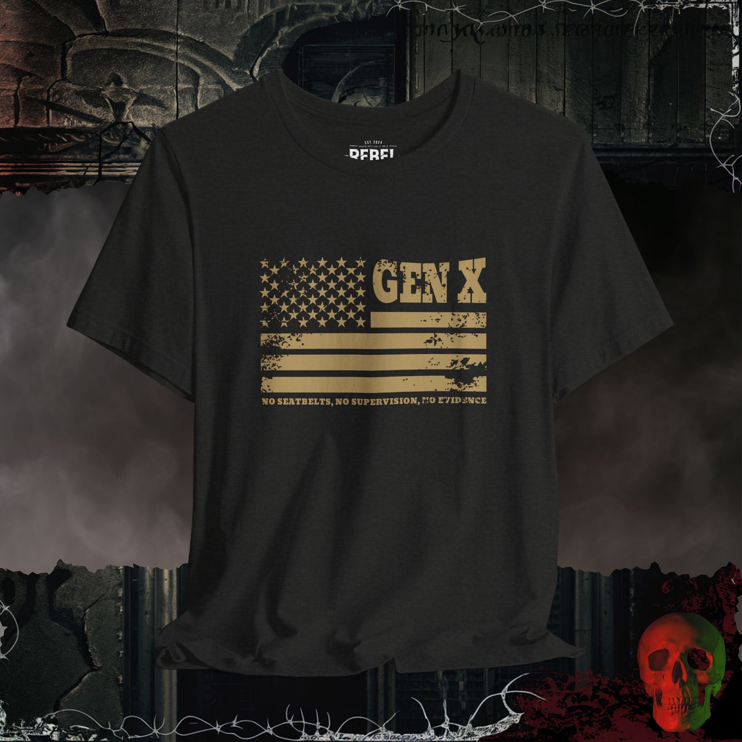 Gen X / No Evidence Tee