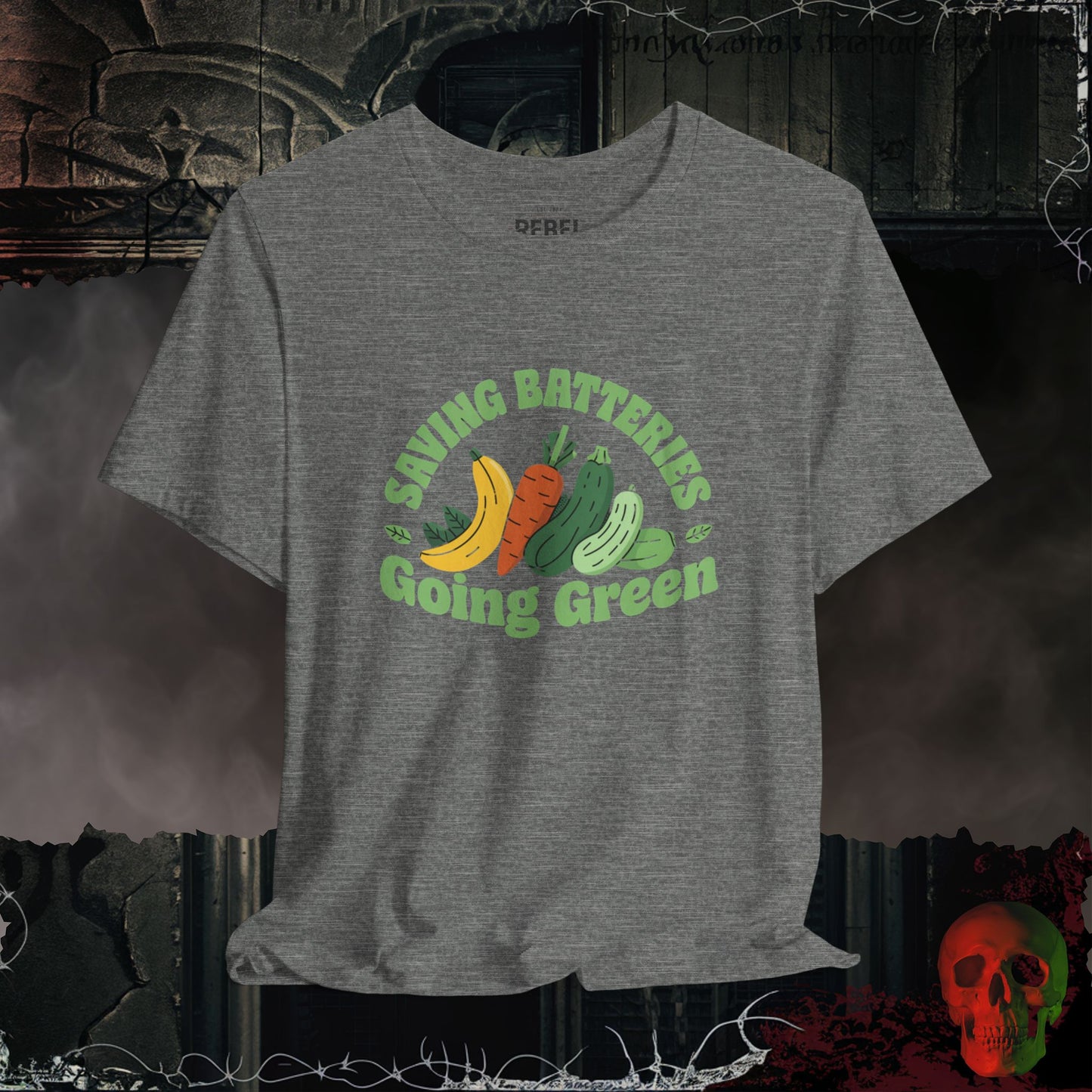 Saving Batteries Going Green T-Shirt