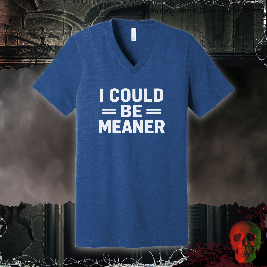 I Could Be Meaner V-Neck Tee