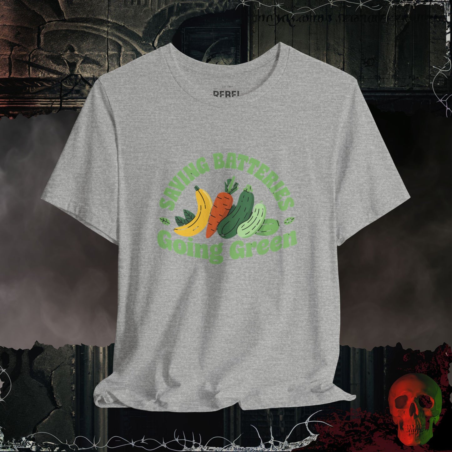 Saving Batteries Going Green T-Shirt