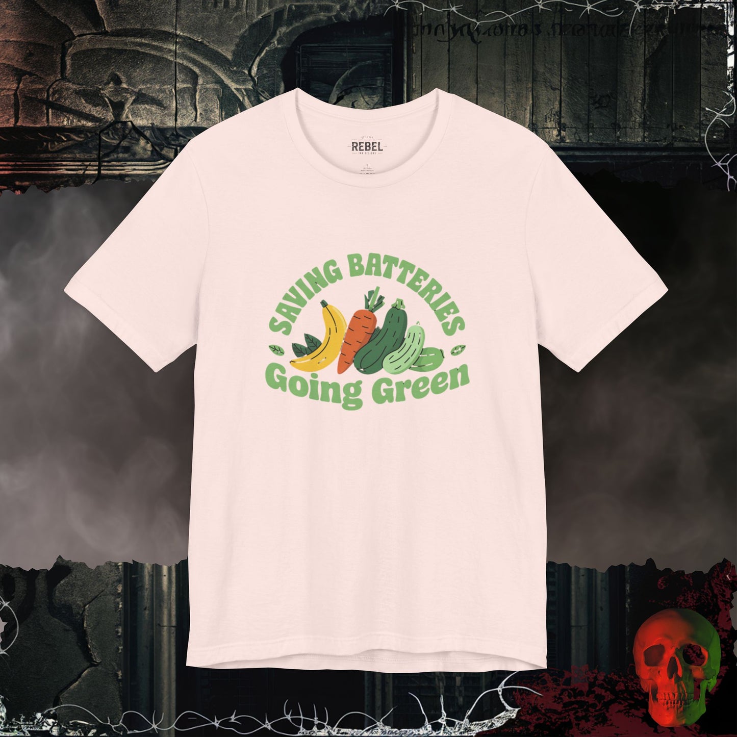 Saving Batteries Going Green T-Shirt