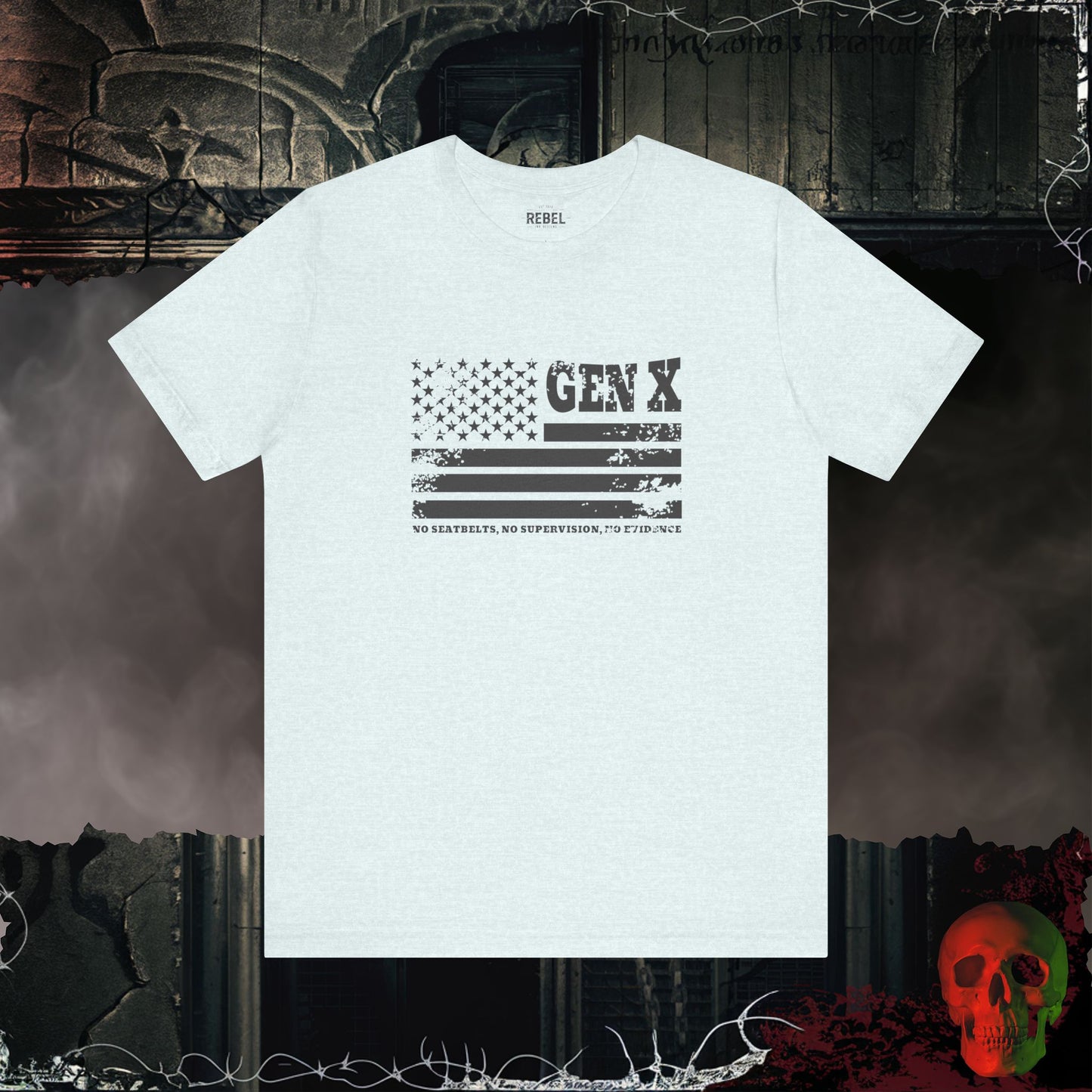 Gen X / No Evidence Tee