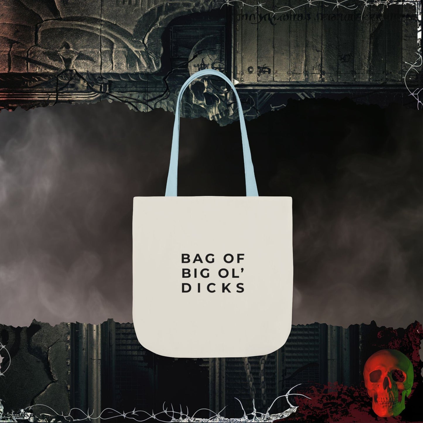 Accessories 13" × 13'' / Light blue Bag of Big 'Ol D!cks Tote