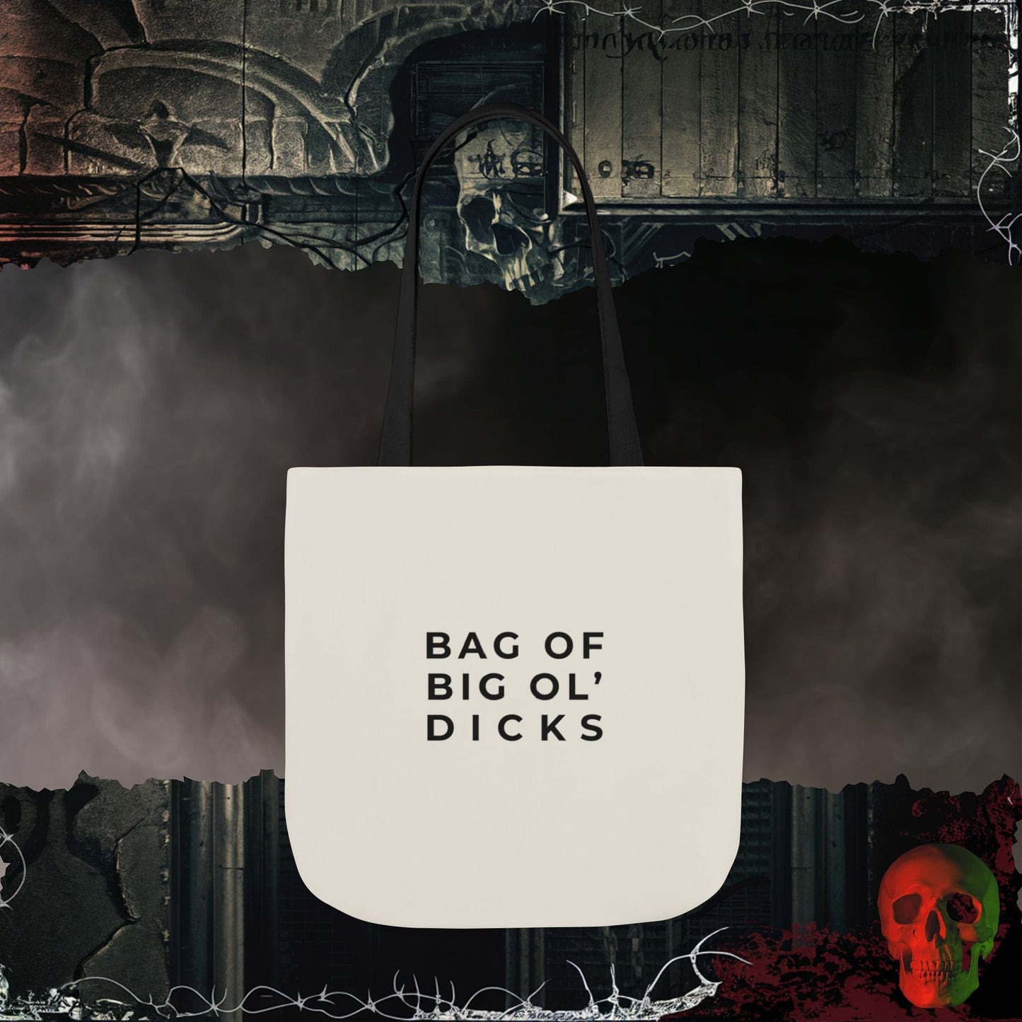 Accessories 18" × 18'' / Black Bag of Big 'Ol D!cks Tote
