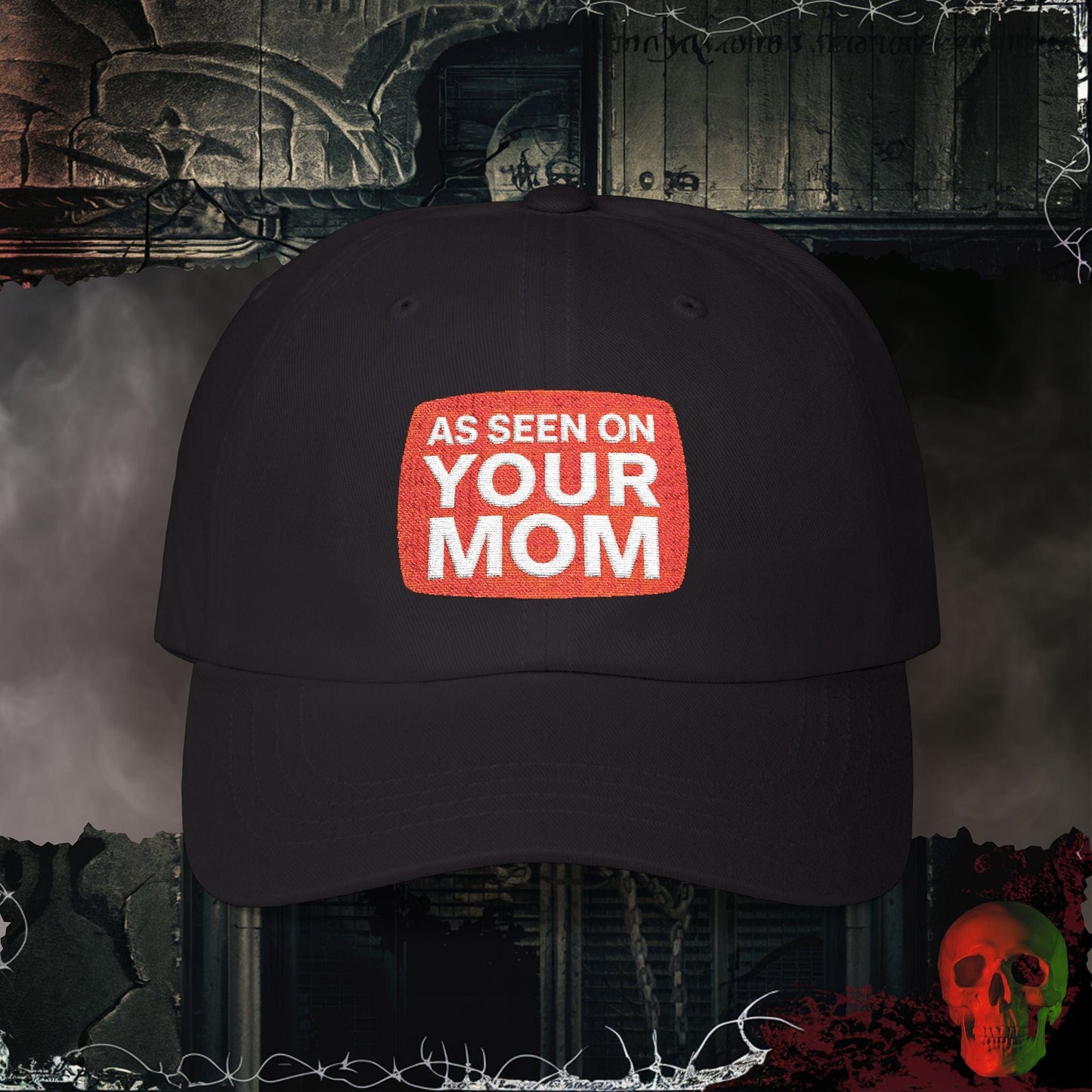 Hats Black / One size As Seen on Your Mom Embroidered Hat