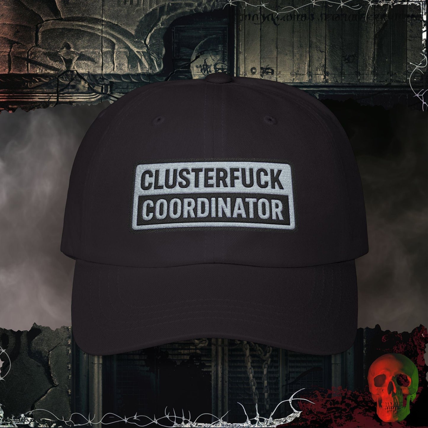 Hats Black / One size Clusterf*ck Coordinator Embroidered Hat