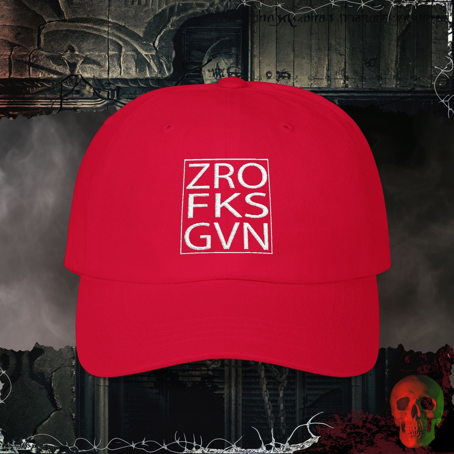 Hats Cranberry / One size ZROFKSGVN Embroidered Hat