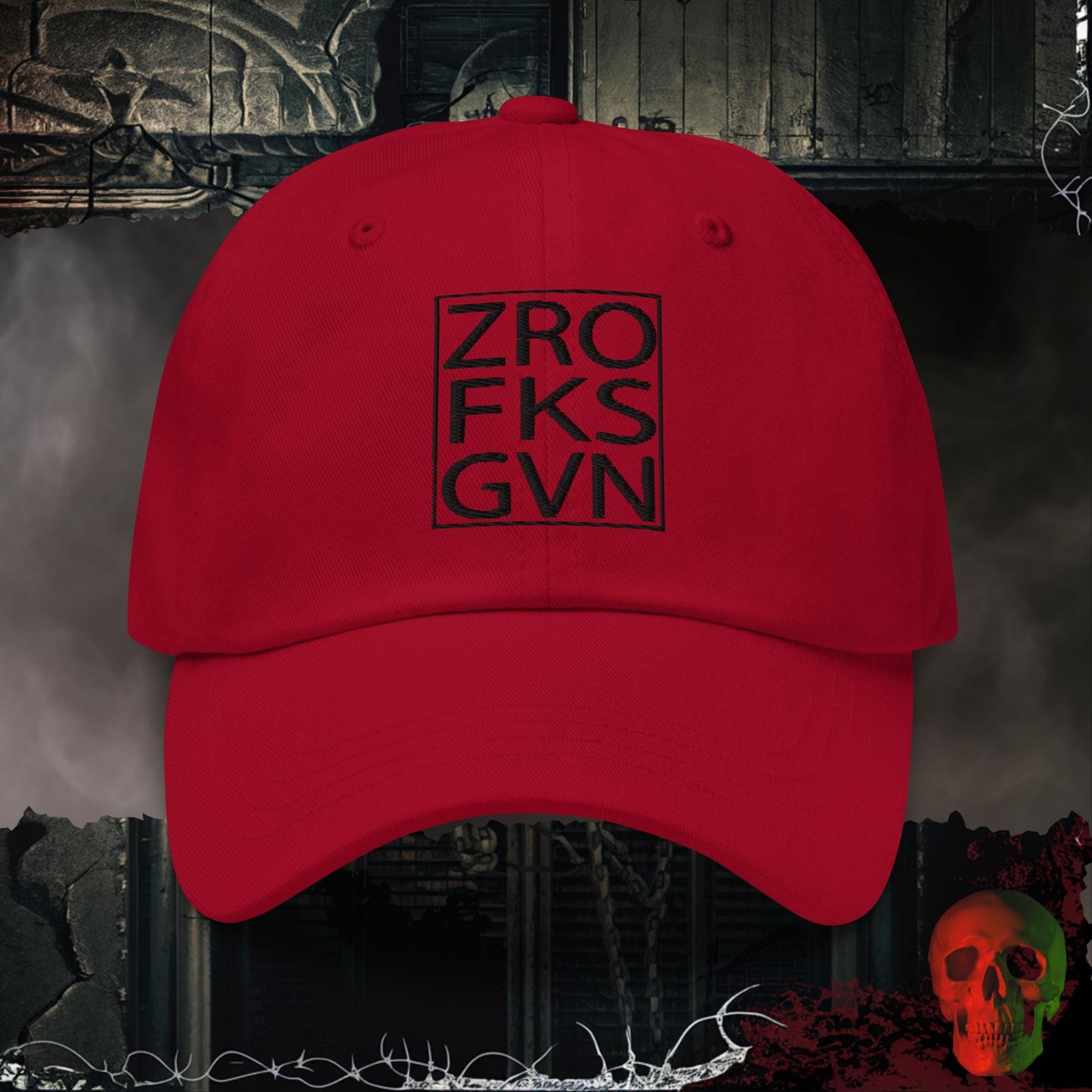 Hats Cranberry / One size ZROFKSGVN Embroidered Hat