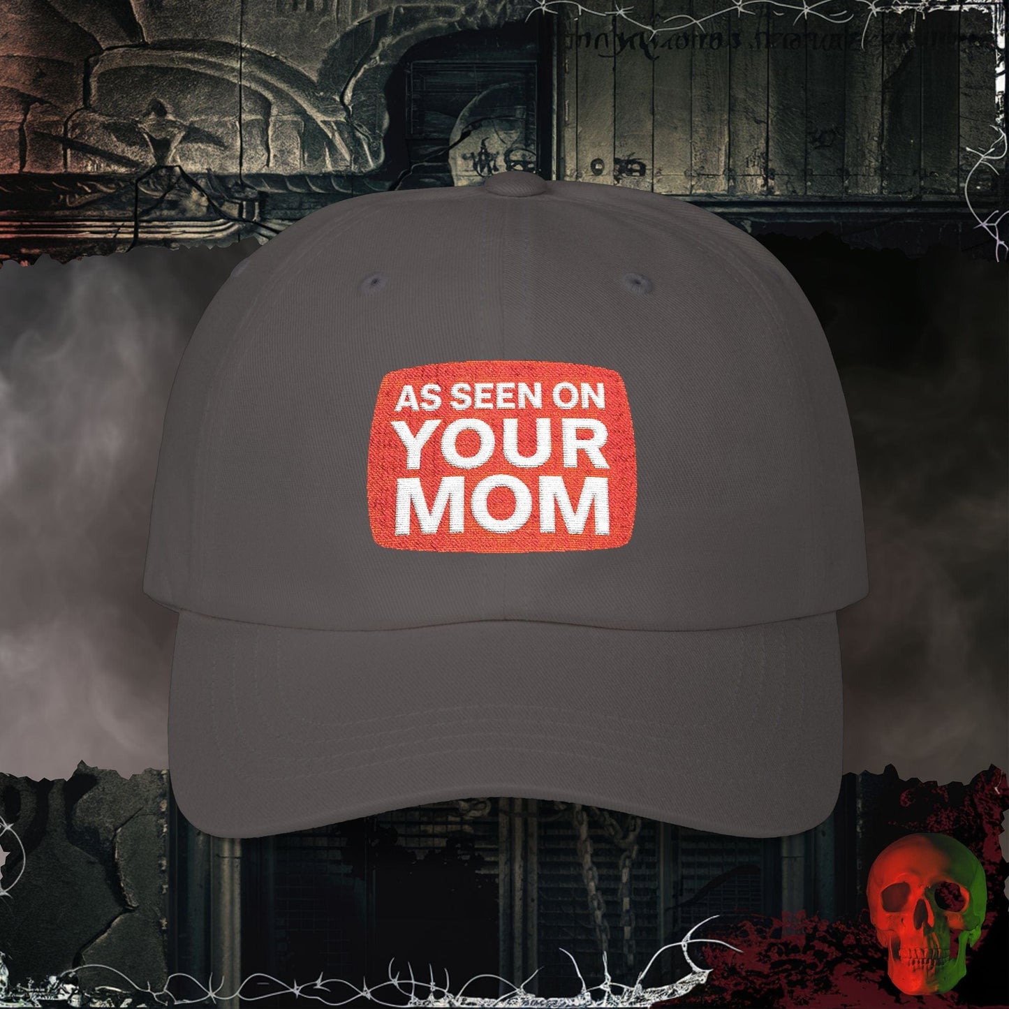 Hats Dark Grey / One size As Seen on Your Mom Embroidered Hat