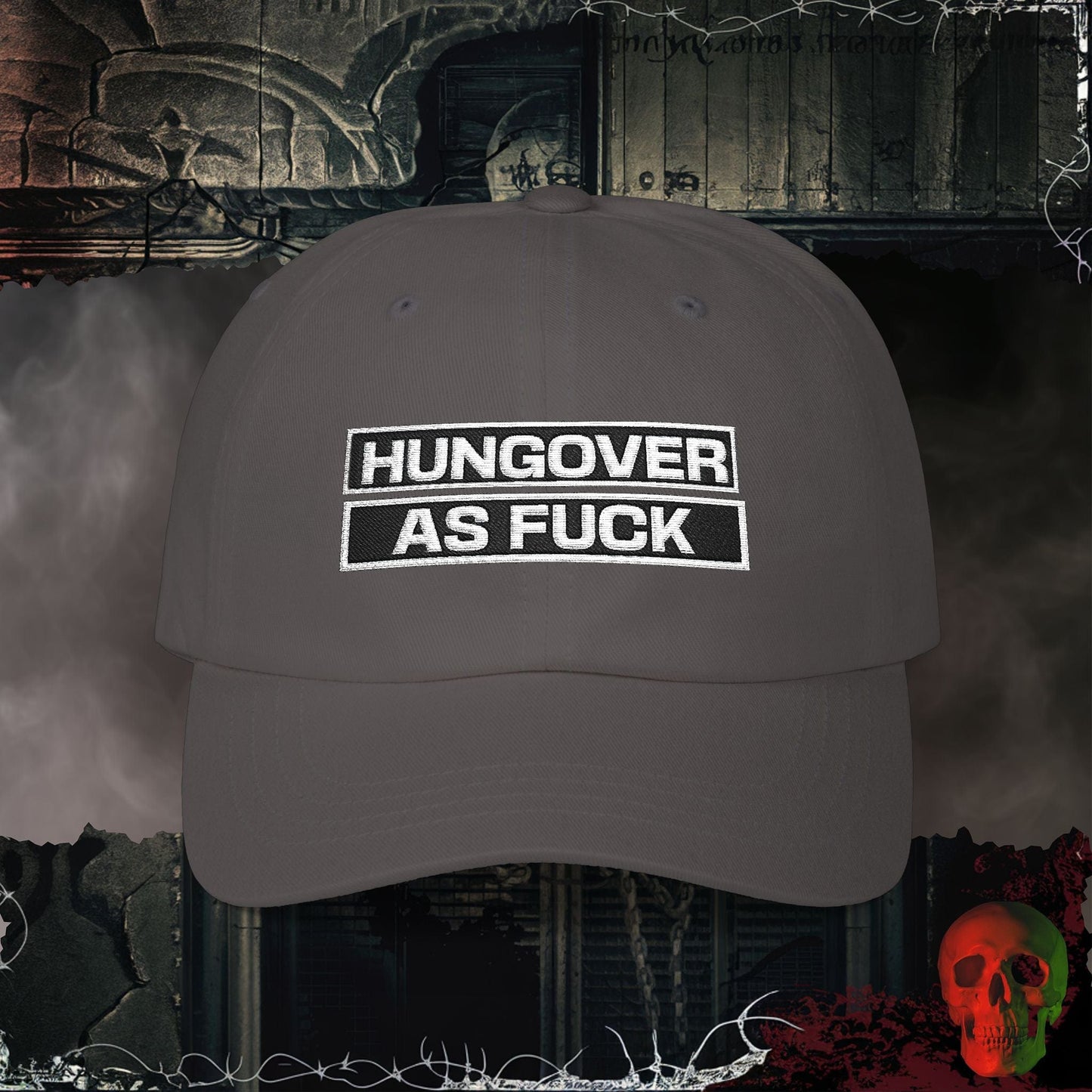 Hats Dark Grey / One size Hungover AF Embroidered Hat
