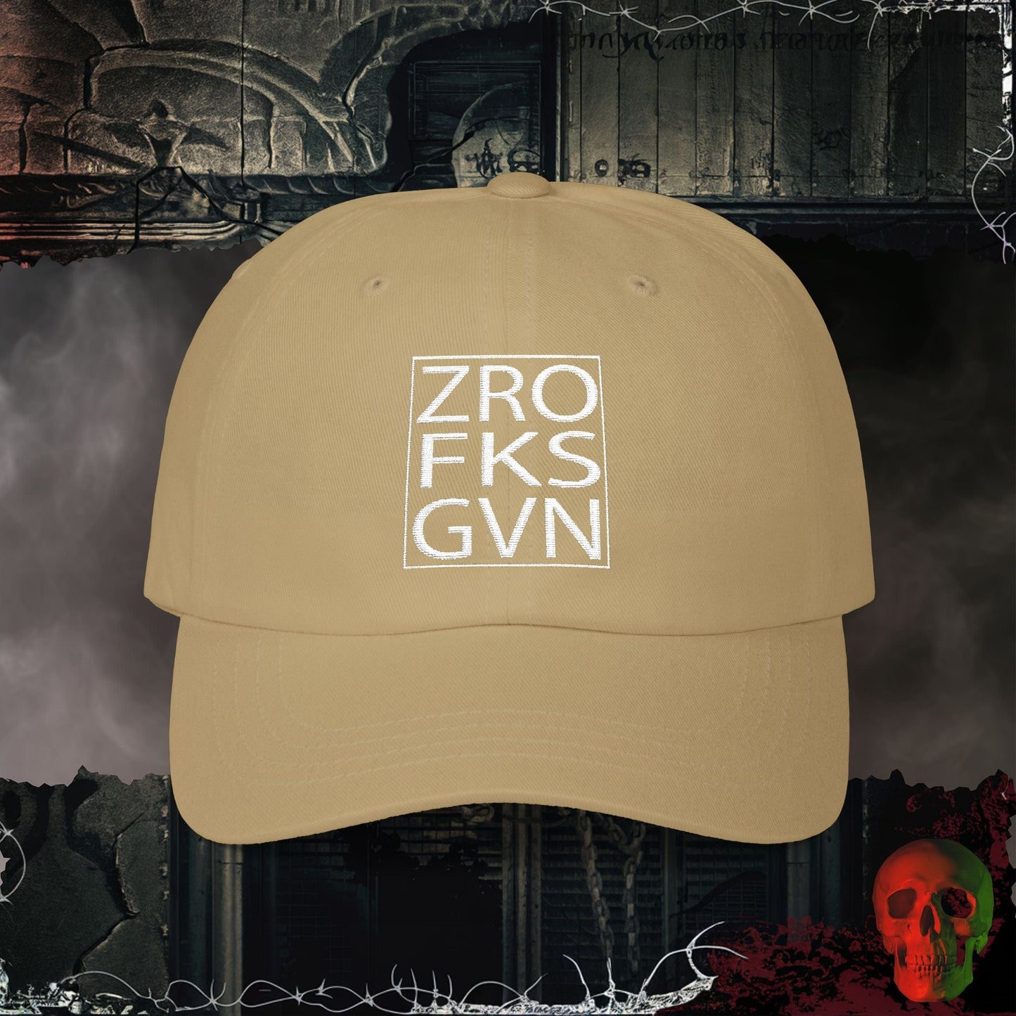 Hats Khaki / One size ZROFKSGVN Embroidered Hat