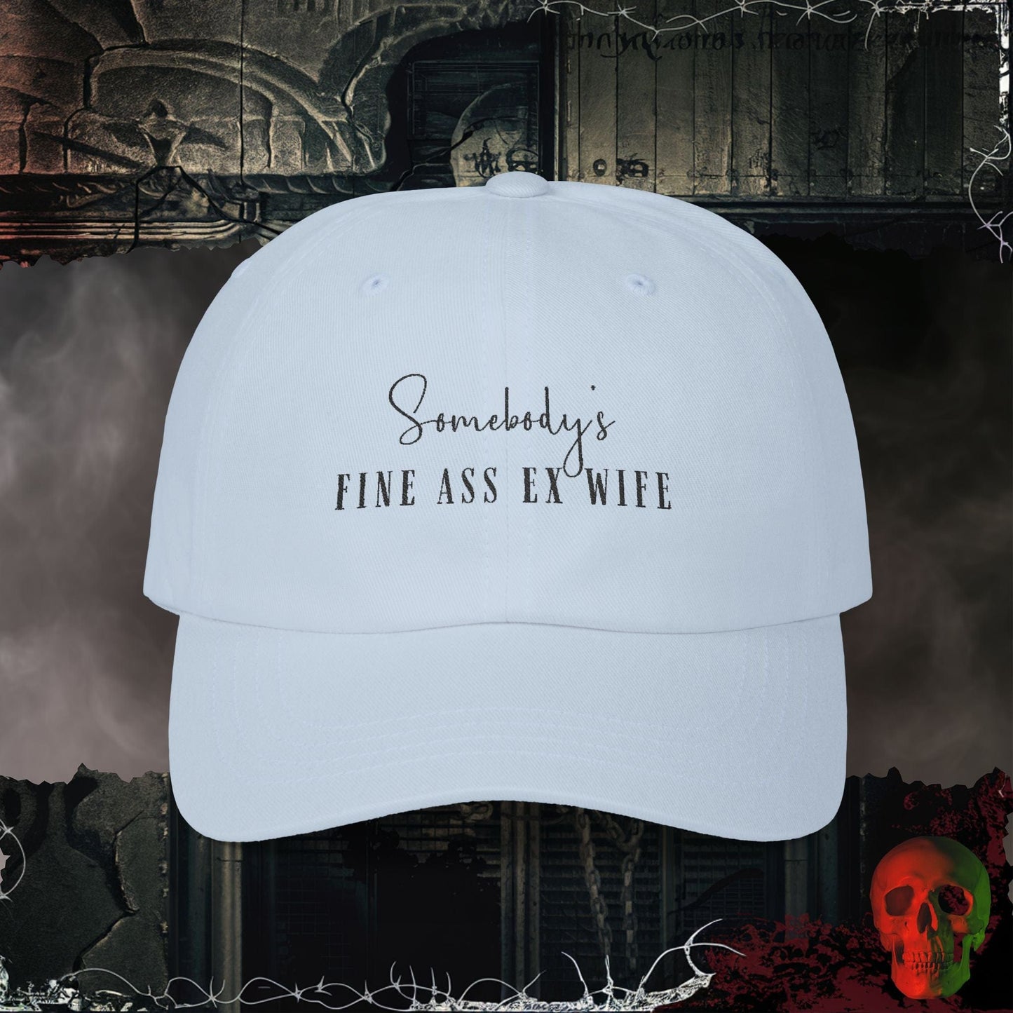 Hats Light Blue / One size Fine Ass Ex Wife Embroidered Hat