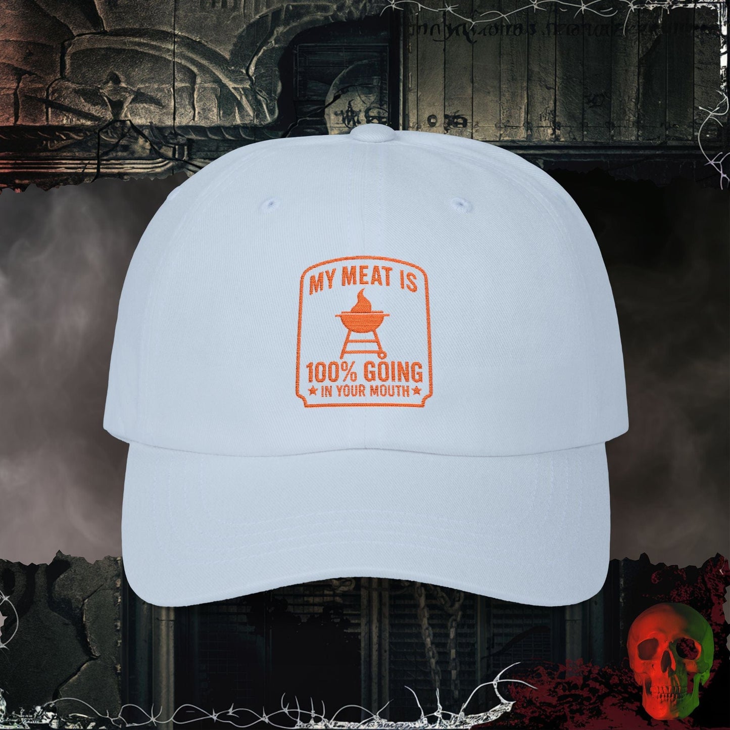 Hats Light Blue / One size Meat in Your Mouth Embroidered Hat