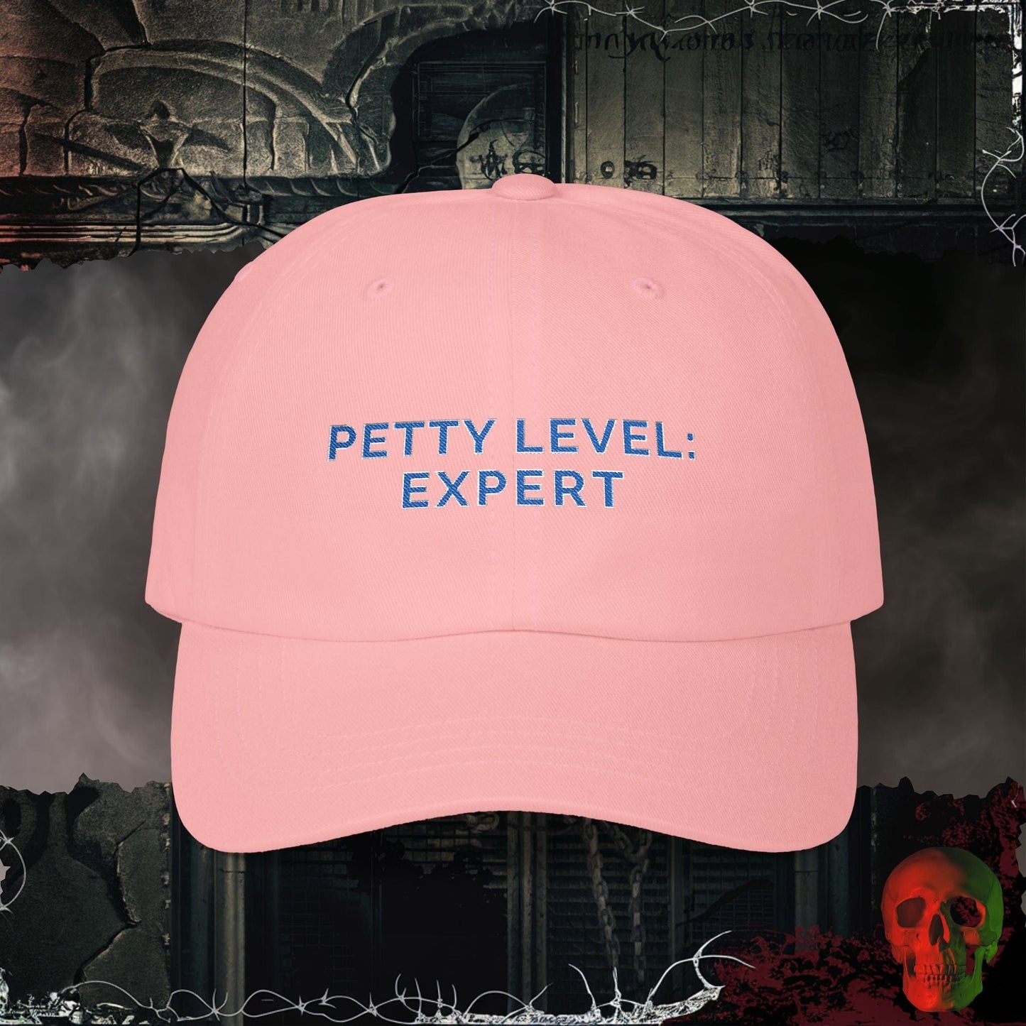 Hats Pink / One size Petty Level : Expert Embroidered Hat