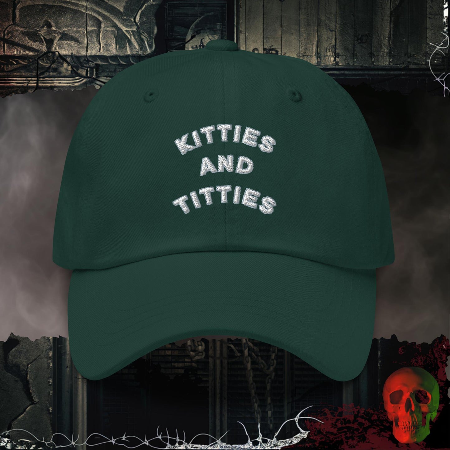 Hats Spruce Kitties & Titties Embroidered Hat