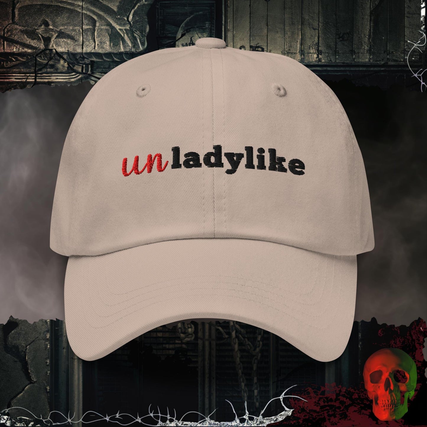Hats Stone Maybe Unladylike Embroidered Hat