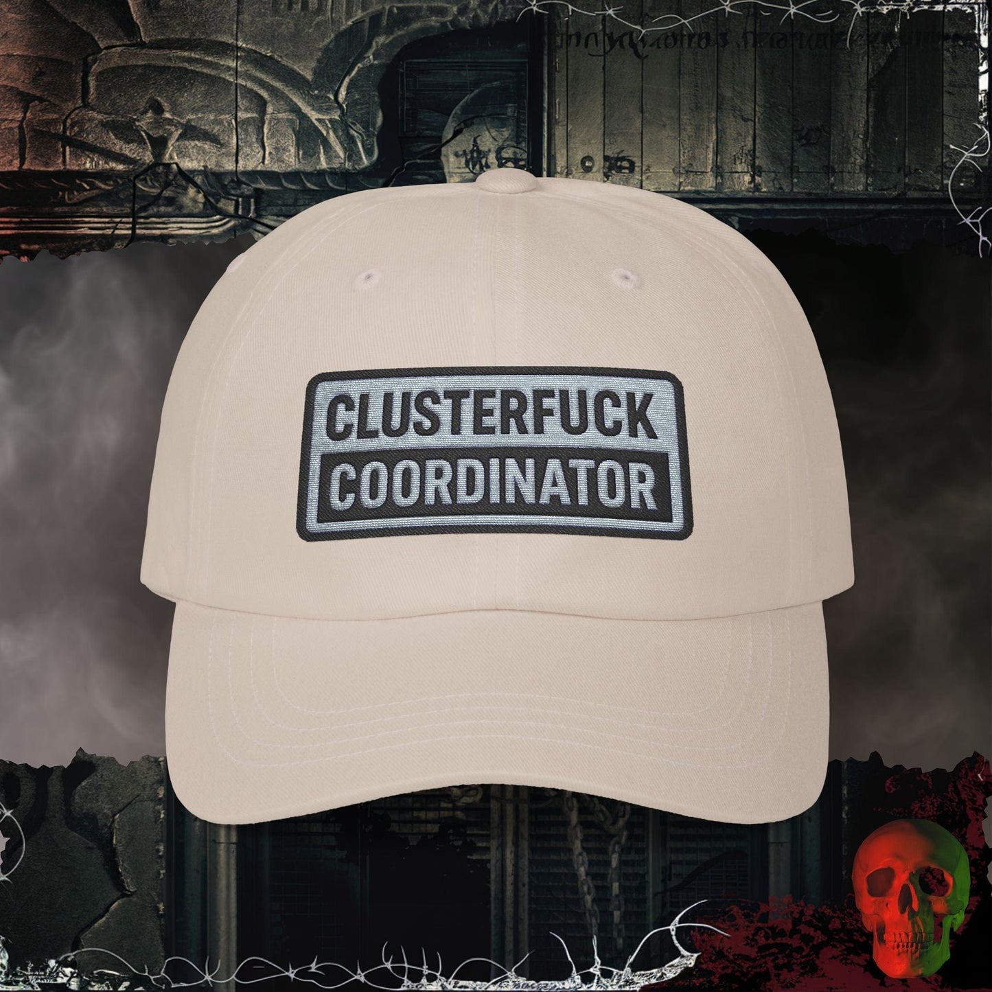 Hats Stone / One size Clusterf*ck Coordinator Embroidered Hat