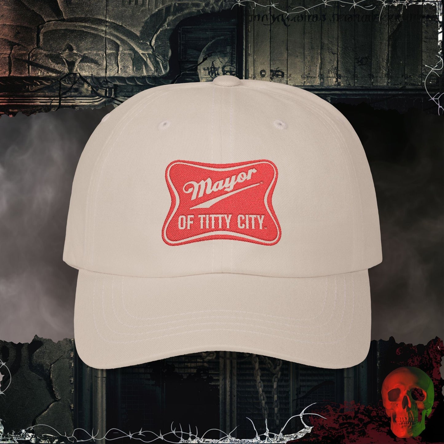 Hats Stone / One size Mayor of Titty City Embroidered Hat