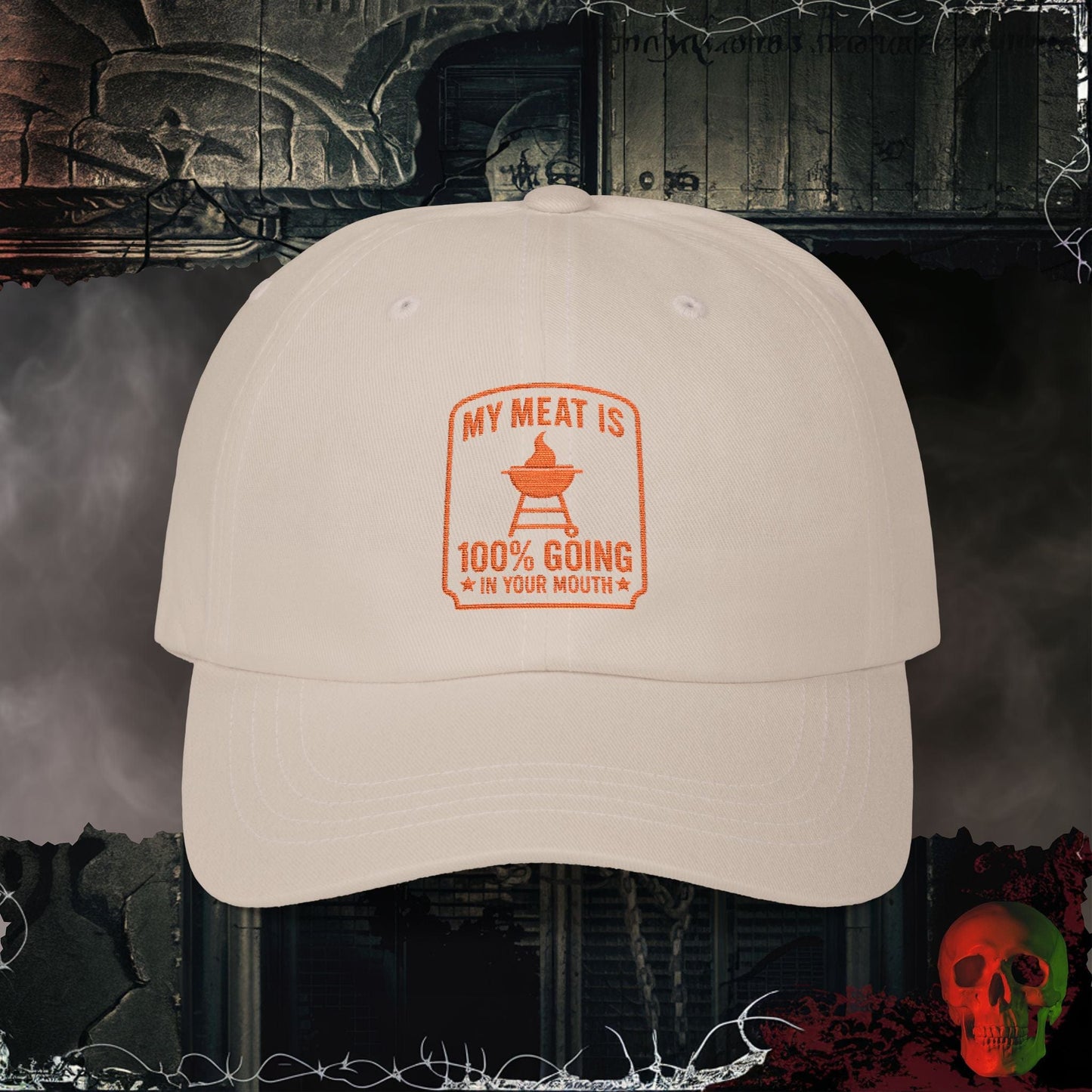 Hats Stone / One size Meat in Your Mouth Embroidered Hat