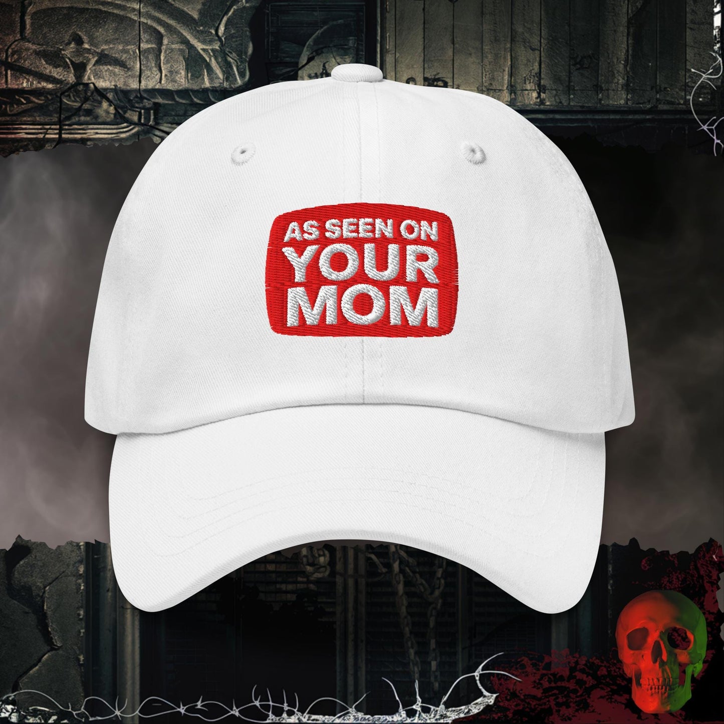 Hats White / One size As Seen on Your Mom Embroidered Hat