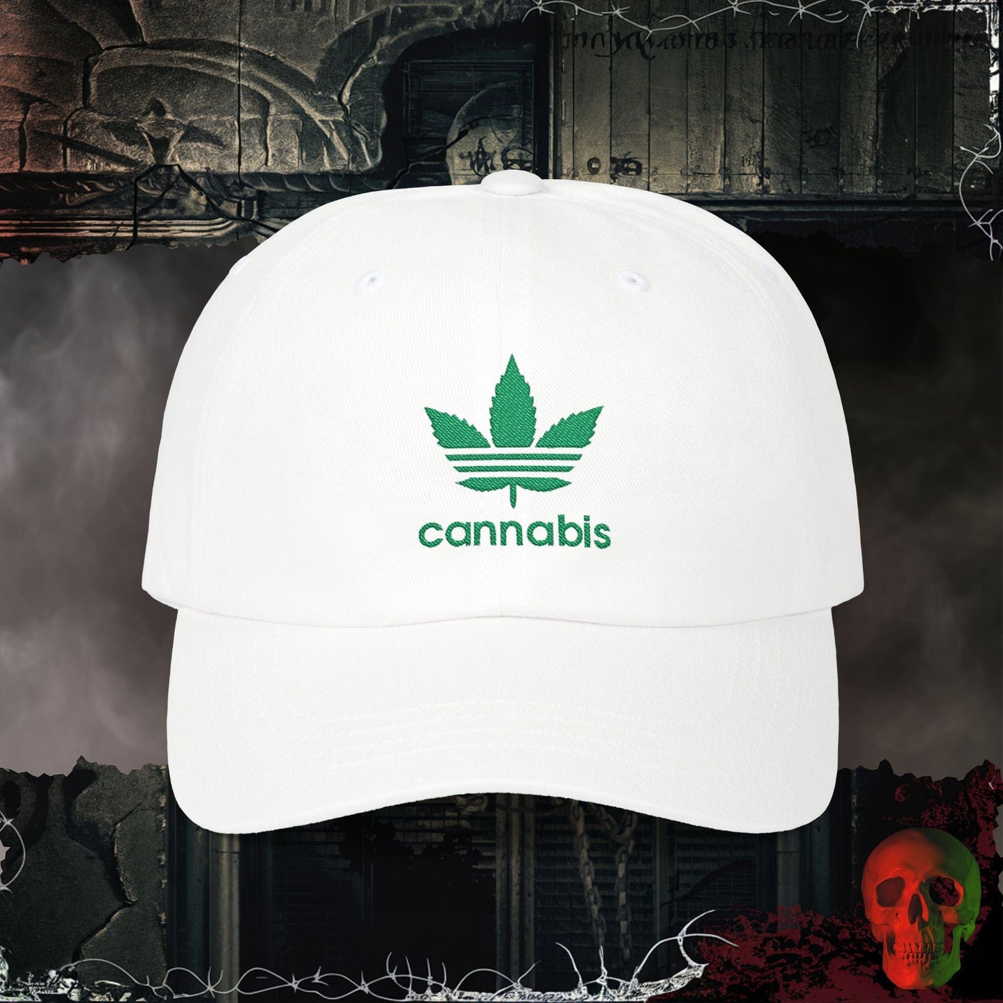 Hats White / One size Blunt Force Fashion Embroidered Hat