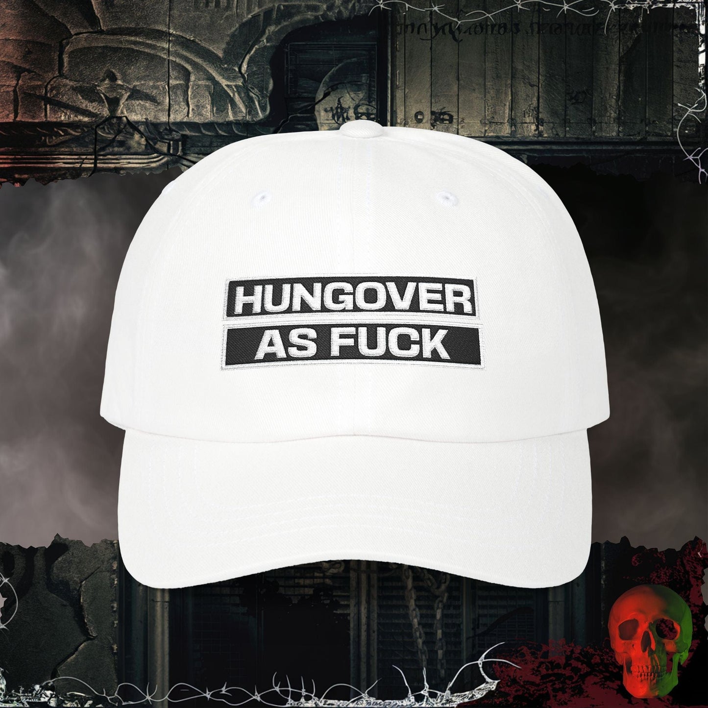Hats White / One size Hungover AF Embroidered Hat