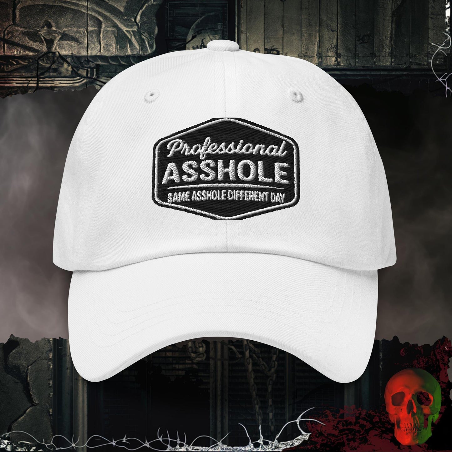 Hats White / One size Professional Asshole Embroidered Hat