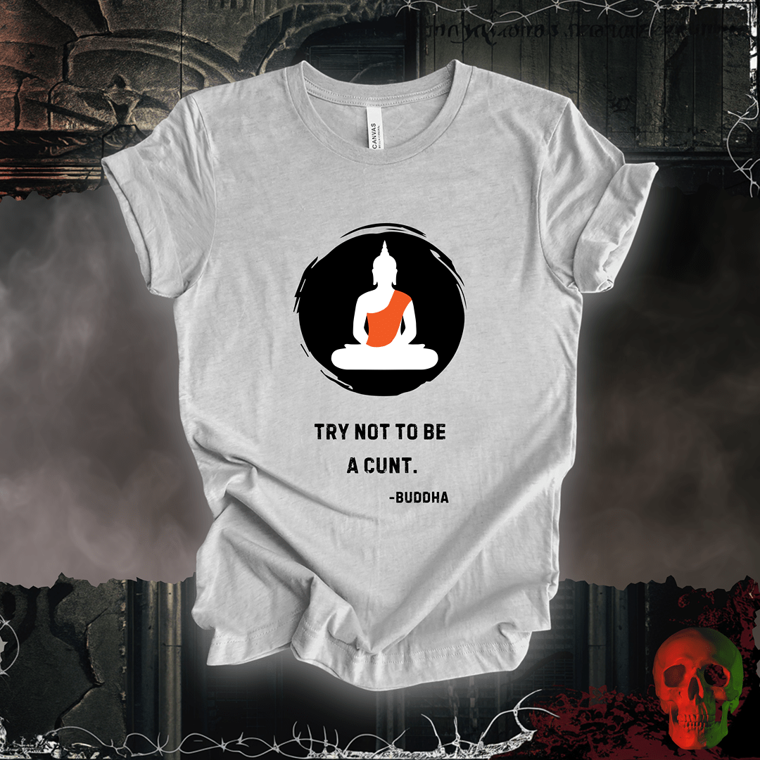 T-Shirt Athletic Heather / S Buddha Speaks Tee