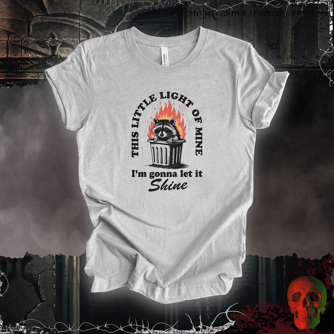 T-Shirt Athletic Heather / S Dumpster Fire Tee
