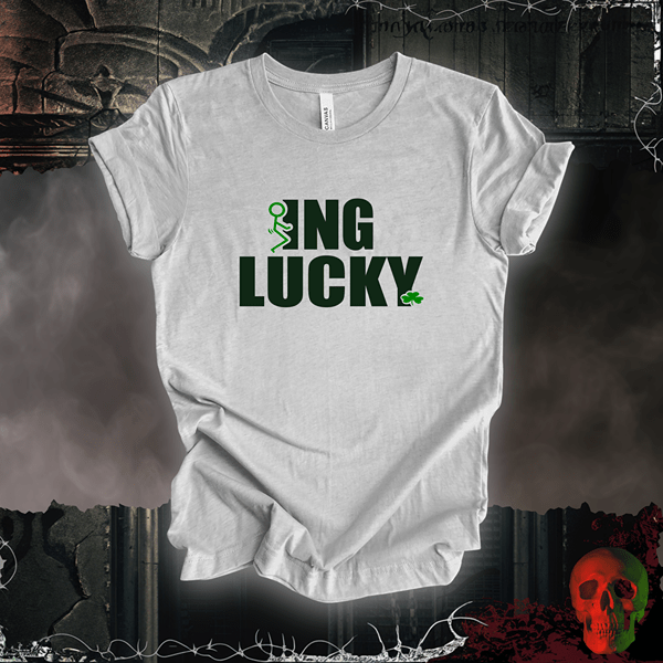 T-Shirt Athletic Heather / S Feeling Lucky T-Shirt | Funny & Bold St. Patrick's Day Design