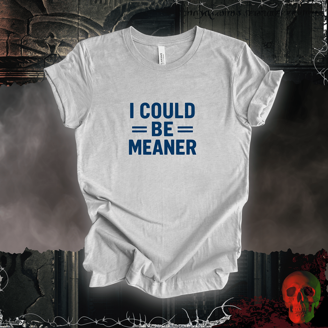 T-Shirt Athletic Heather / S I Could Be Meaner Tee