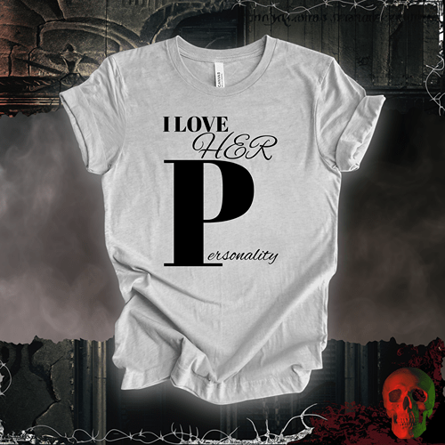 T-Shirt Athletic Heather / S I Love Her 'P' T-Shirt