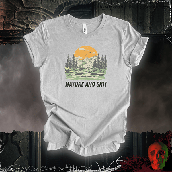 T-Shirt Athletic Heather / S Nature and Shit T-Shirt