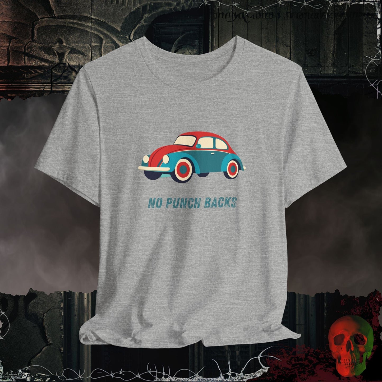T-Shirt Athletic Heather / S No Punch Backs T-Shirt