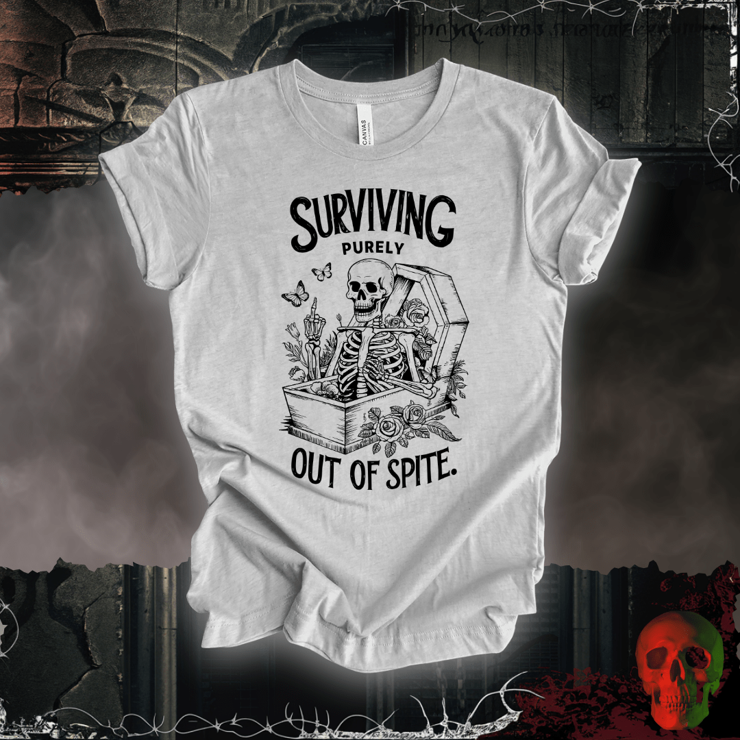 T-Shirt Athletic Heather / S Surviving Out of Spite! T-Shirt