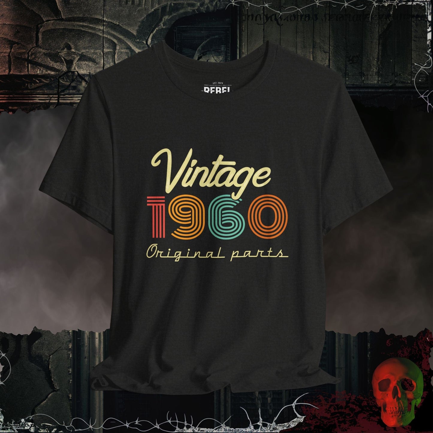 T-Shirt Black Heather / S 1960 - Vintage Legends: The Classic Years Collection