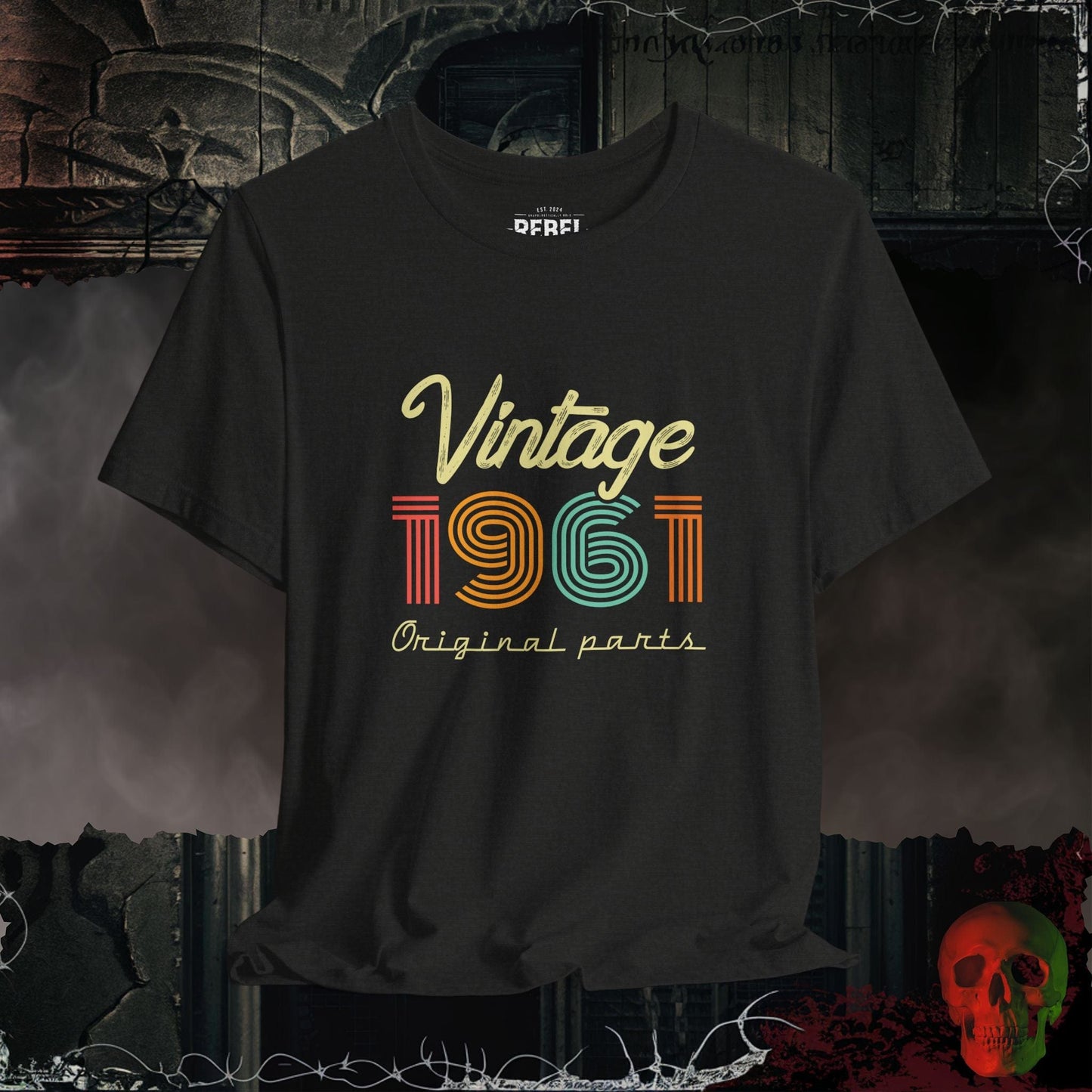 T-Shirt Black Heather / S 1961 - Vintage Legends: The Classic Years Collection