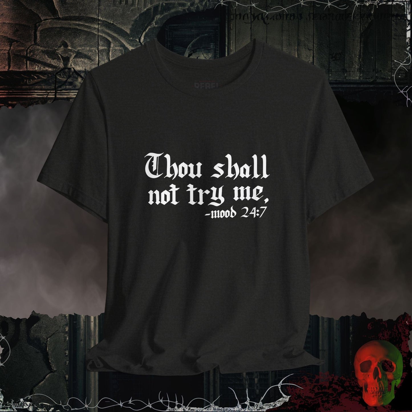 T-Shirt Black Heather / S Don't Try Me T-Shirt